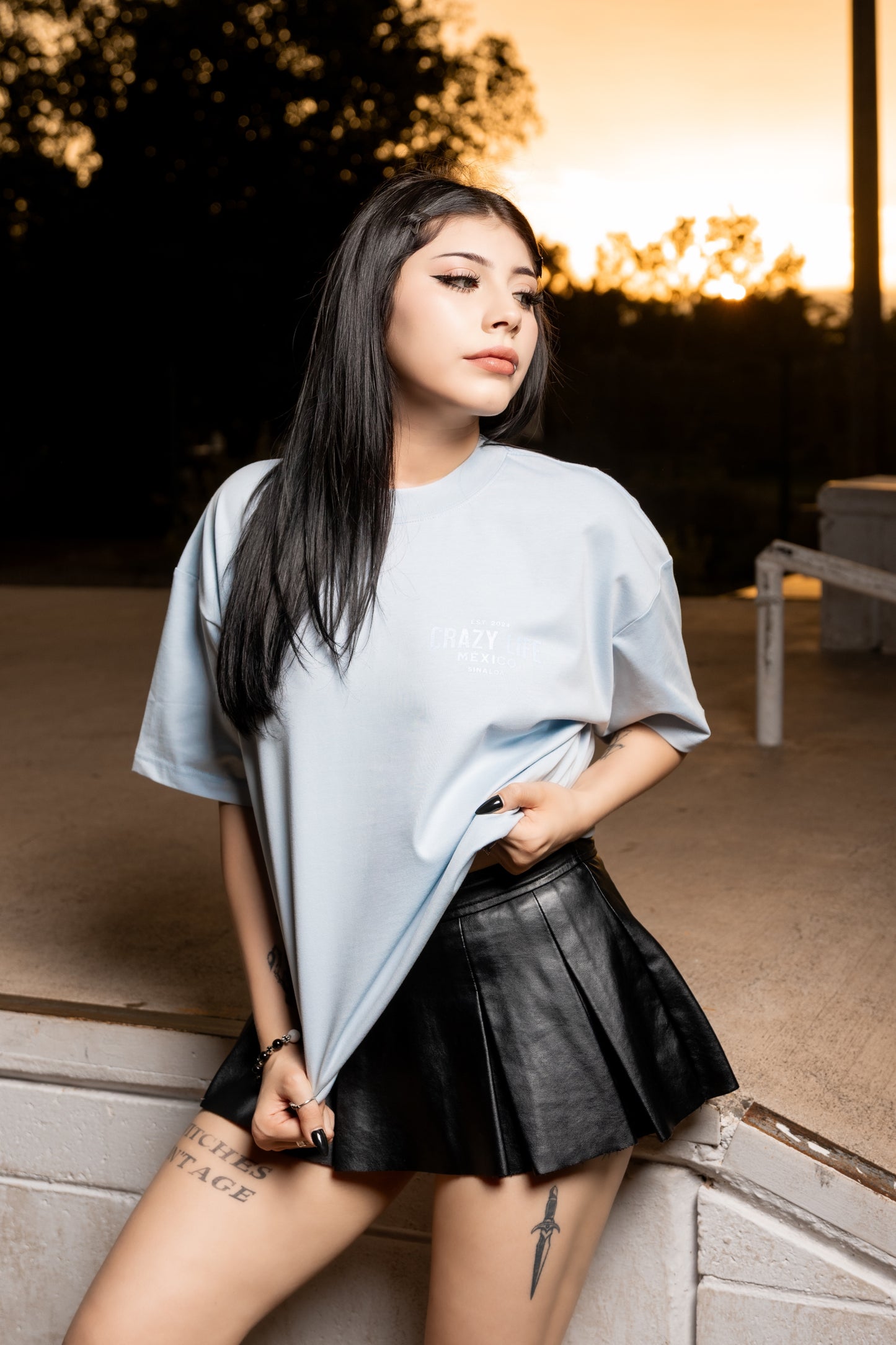 Playera Azul claro