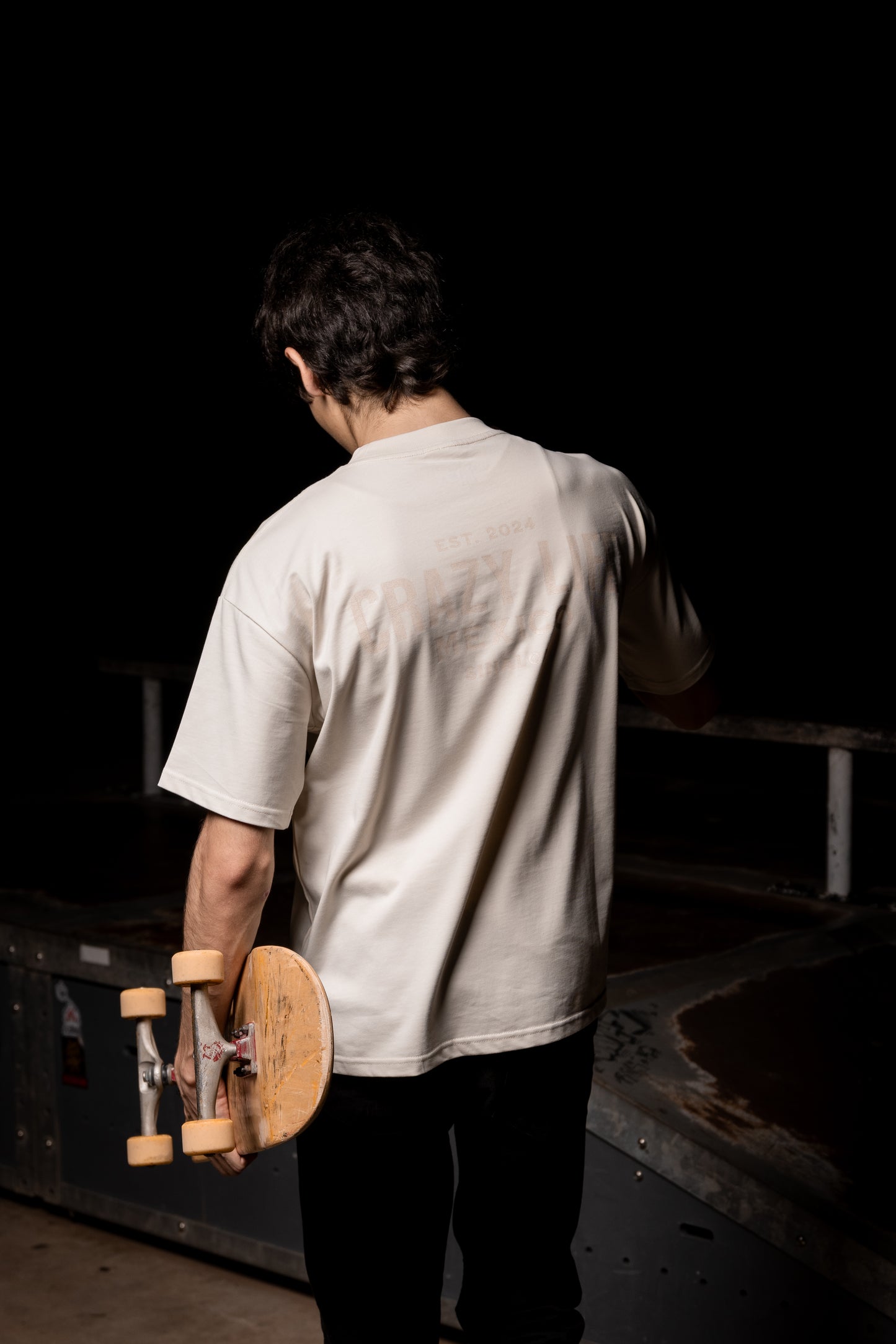 Playera Hueso